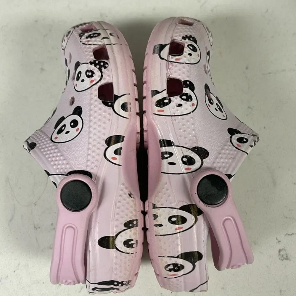 Crocs Childrens/Kids Classic Panda Clogs (Blush Pink) Size 8 Toddler